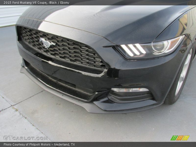Black / Ebony 2015 Ford Mustang V6 Coupe