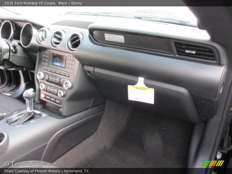Black / Ebony 2015 Ford Mustang V6 Coupe