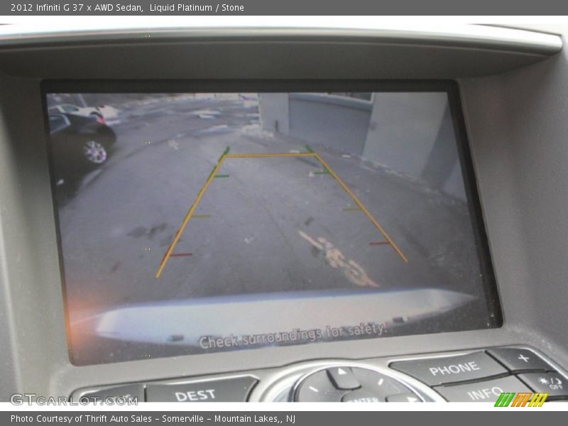 Liquid Platinum / Stone 2012 Infiniti G 37 x AWD Sedan