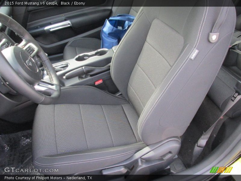 Black / Ebony 2015 Ford Mustang V6 Coupe