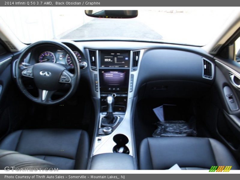 Black Obsidian / Graphite 2014 Infiniti Q 50 3.7 AWD