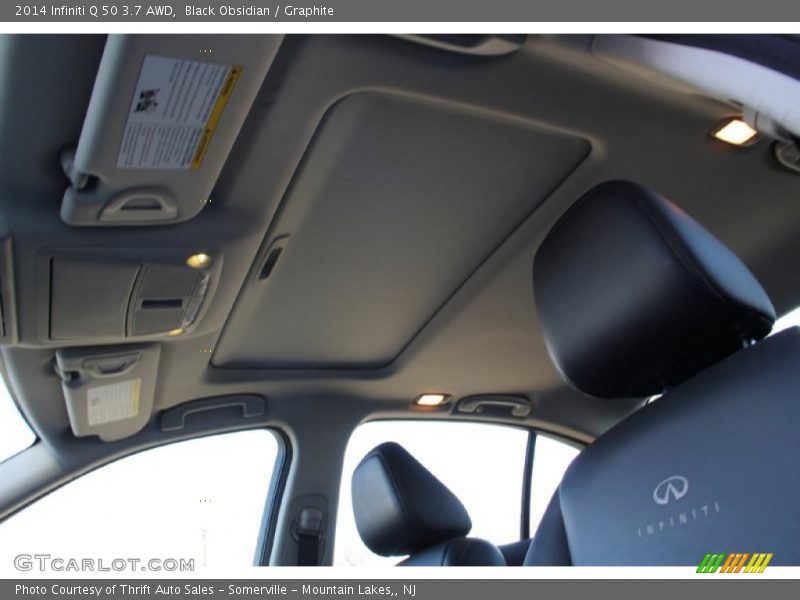 Black Obsidian / Graphite 2014 Infiniti Q 50 3.7 AWD