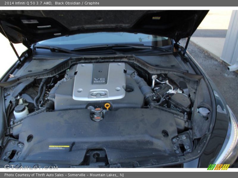 Black Obsidian / Graphite 2014 Infiniti Q 50 3.7 AWD