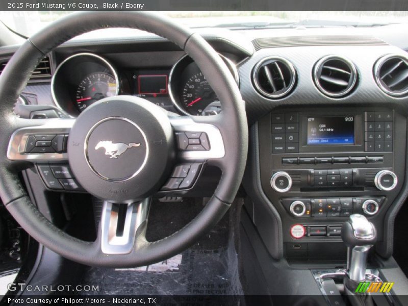 Black / Ebony 2015 Ford Mustang V6 Coupe