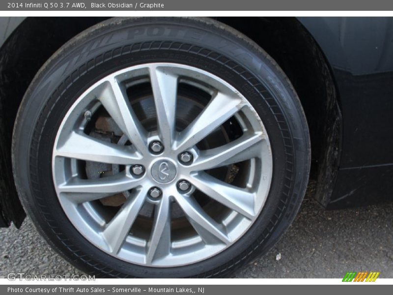 Black Obsidian / Graphite 2014 Infiniti Q 50 3.7 AWD