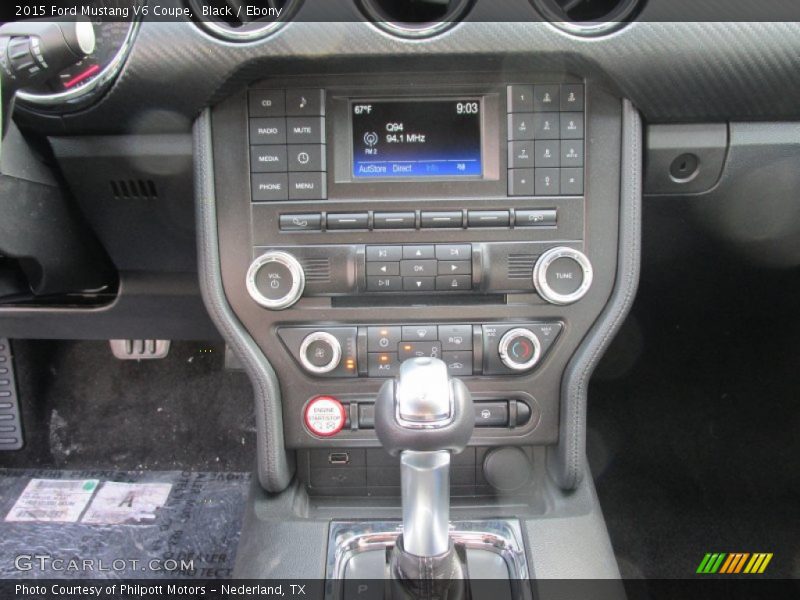 Black / Ebony 2015 Ford Mustang V6 Coupe