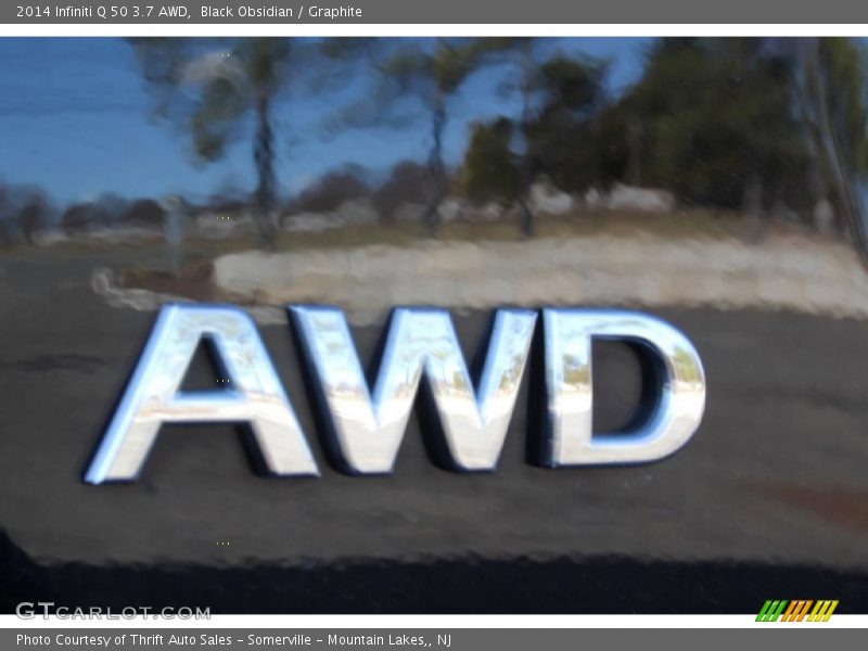 Black Obsidian / Graphite 2014 Infiniti Q 50 3.7 AWD