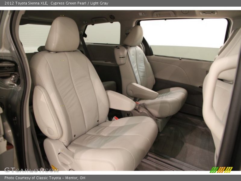 Cypress Green Pearl / Light Gray 2012 Toyota Sienna XLE