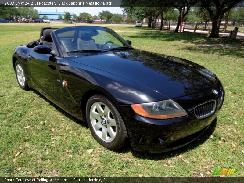 Front 3/4 View of 2003 Z4 2.5i Roadster