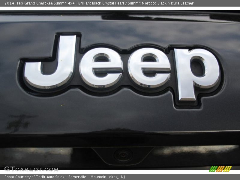 Brilliant Black Crystal Pearl / Summit Morocco Black Natura Leather 2014 Jeep Grand Cherokee Summit 4x4