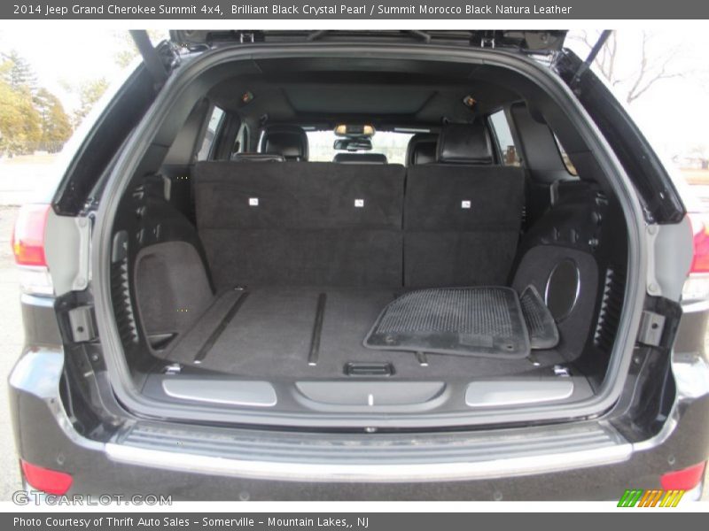 Brilliant Black Crystal Pearl / Summit Morocco Black Natura Leather 2014 Jeep Grand Cherokee Summit 4x4