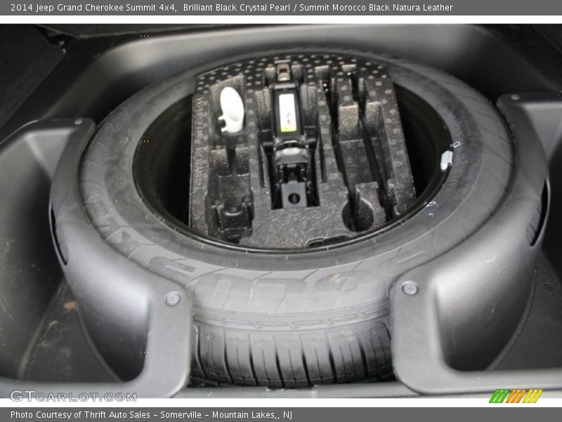 Brilliant Black Crystal Pearl / Summit Morocco Black Natura Leather 2014 Jeep Grand Cherokee Summit 4x4