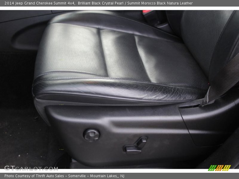 Brilliant Black Crystal Pearl / Summit Morocco Black Natura Leather 2014 Jeep Grand Cherokee Summit 4x4