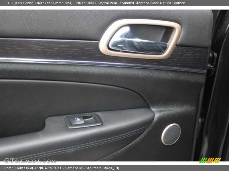 Brilliant Black Crystal Pearl / Summit Morocco Black Natura Leather 2014 Jeep Grand Cherokee Summit 4x4