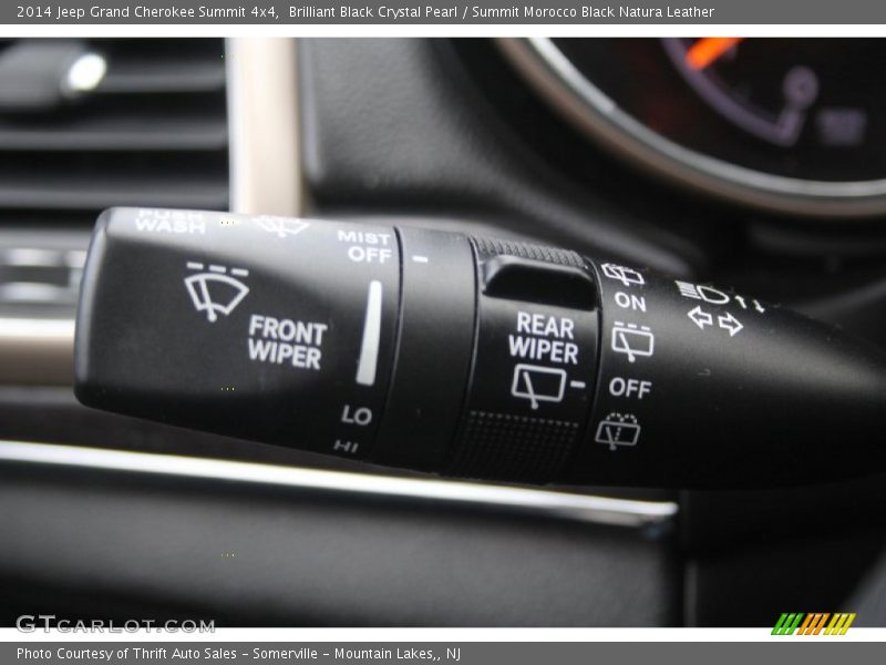 Brilliant Black Crystal Pearl / Summit Morocco Black Natura Leather 2014 Jeep Grand Cherokee Summit 4x4