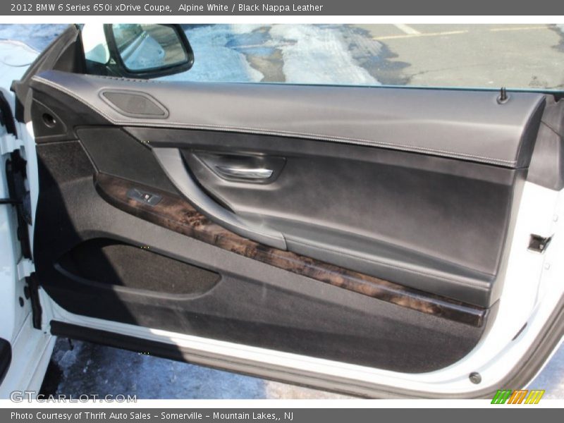 Alpine White / Black Nappa Leather 2012 BMW 6 Series 650i xDrive Coupe
