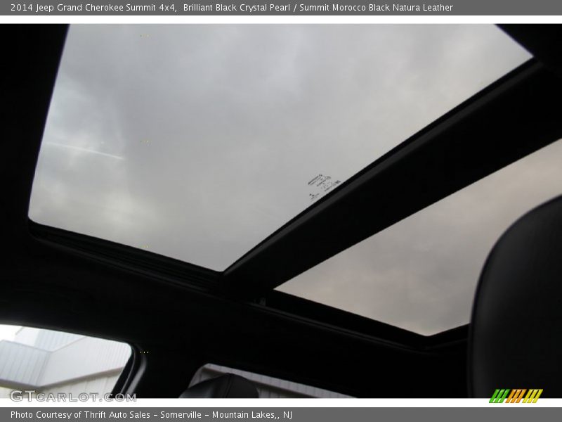 Brilliant Black Crystal Pearl / Summit Morocco Black Natura Leather 2014 Jeep Grand Cherokee Summit 4x4