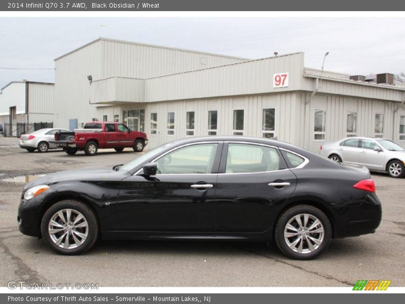 Black Obsidian / Wheat 2014 Infiniti Q70 3.7 AWD