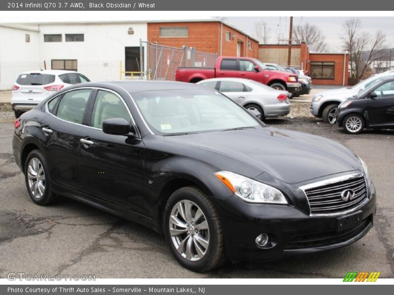 Black Obsidian / Wheat 2014 Infiniti Q70 3.7 AWD