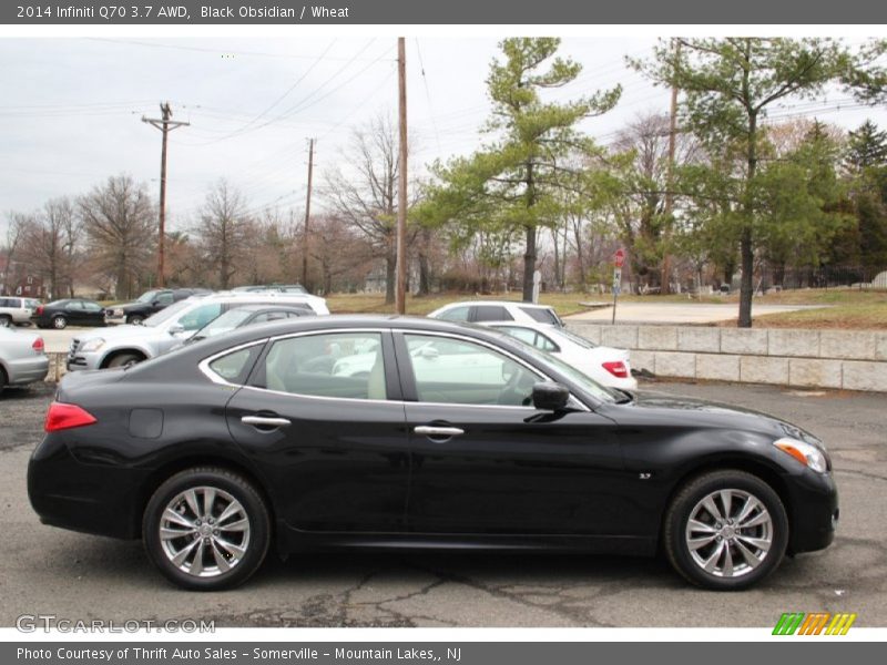 Black Obsidian / Wheat 2014 Infiniti Q70 3.7 AWD