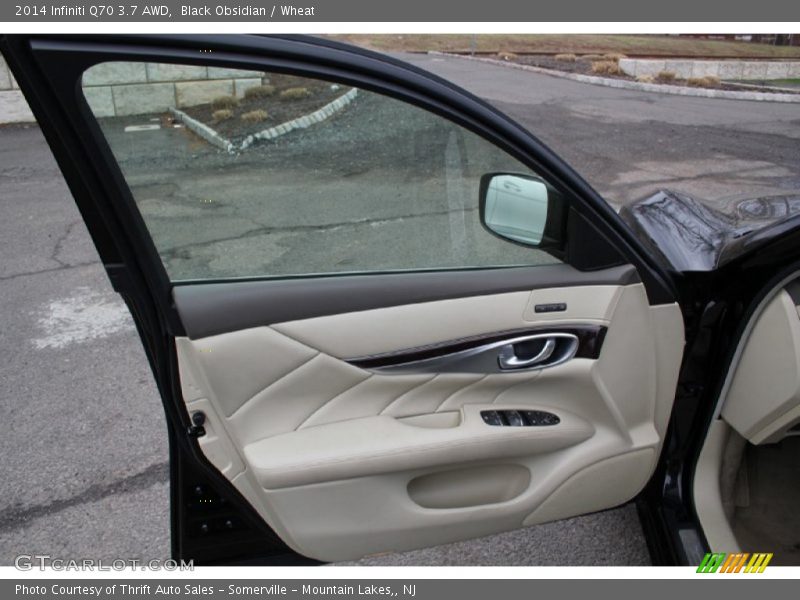 Black Obsidian / Wheat 2014 Infiniti Q70 3.7 AWD