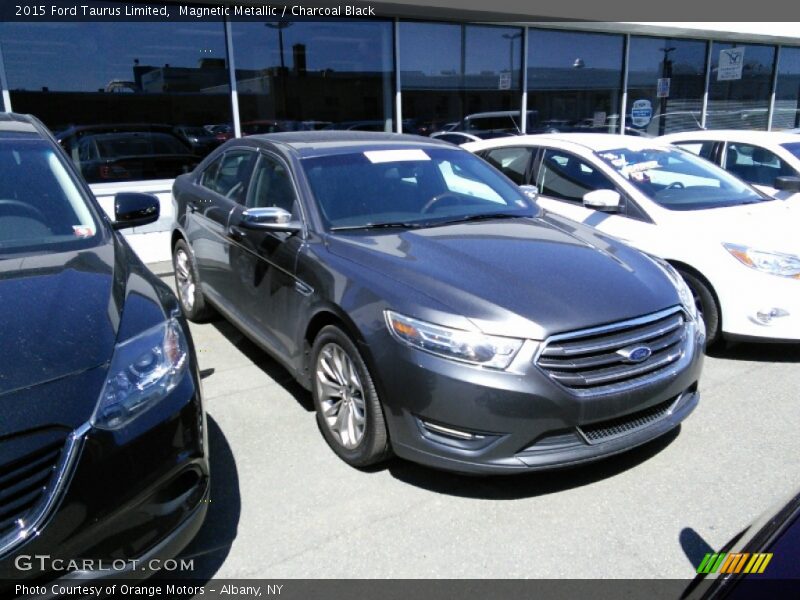 Magnetic Metallic / Charcoal Black 2015 Ford Taurus Limited