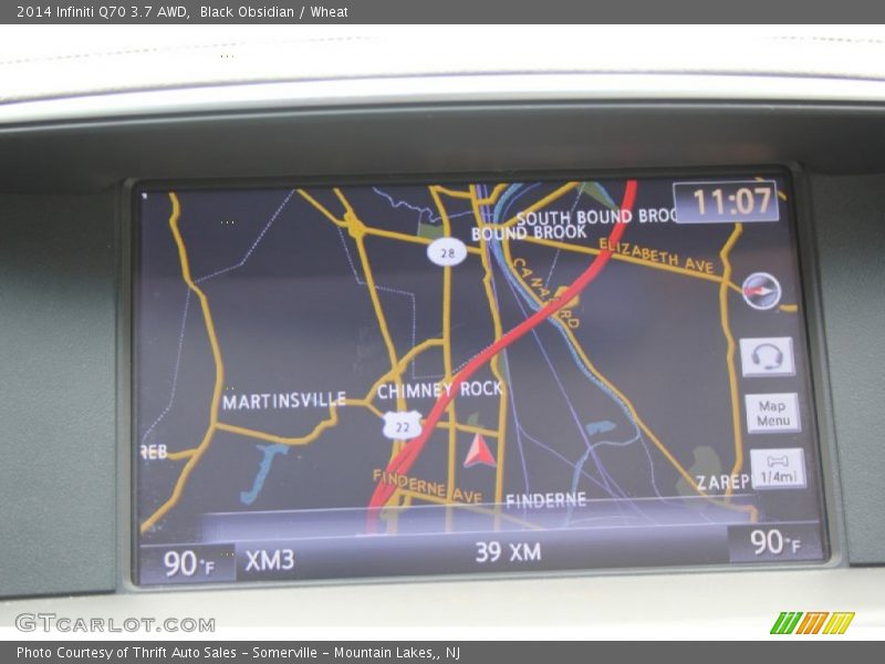 Black Obsidian / Wheat 2014 Infiniti Q70 3.7 AWD