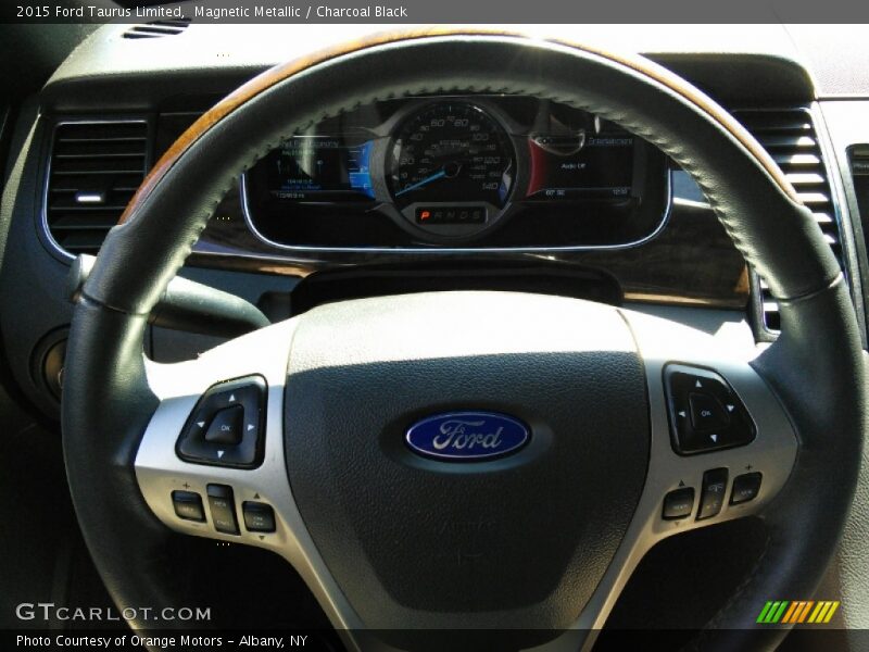 Magnetic Metallic / Charcoal Black 2015 Ford Taurus Limited