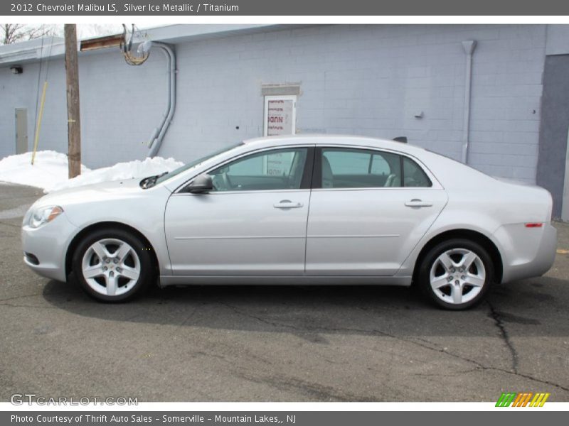 Silver Ice Metallic / Titanium 2012 Chevrolet Malibu LS