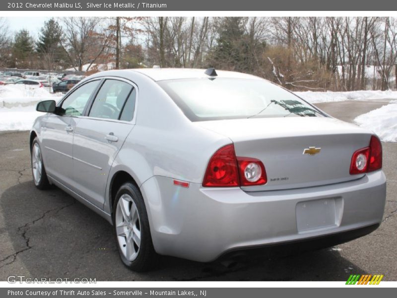 Silver Ice Metallic / Titanium 2012 Chevrolet Malibu LS