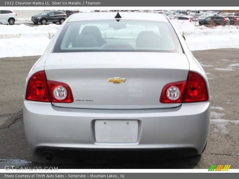 Silver Ice Metallic / Titanium 2012 Chevrolet Malibu LS