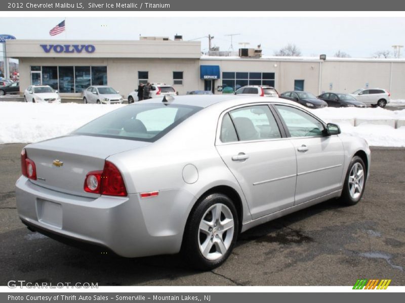 Silver Ice Metallic / Titanium 2012 Chevrolet Malibu LS