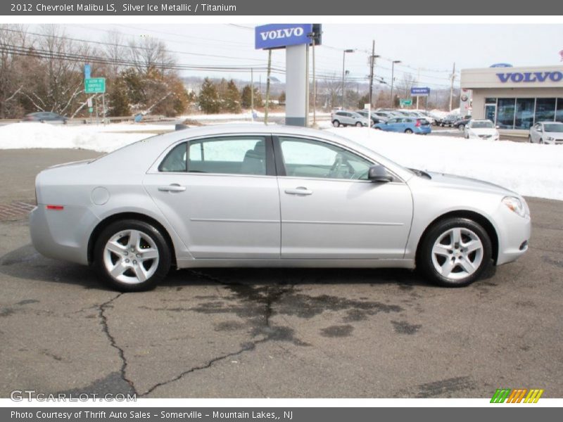 Silver Ice Metallic / Titanium 2012 Chevrolet Malibu LS