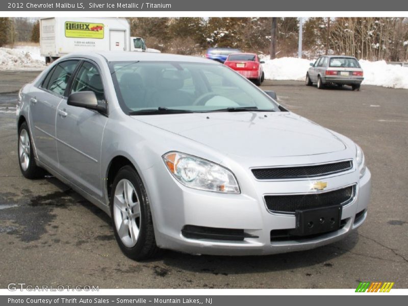 Silver Ice Metallic / Titanium 2012 Chevrolet Malibu LS
