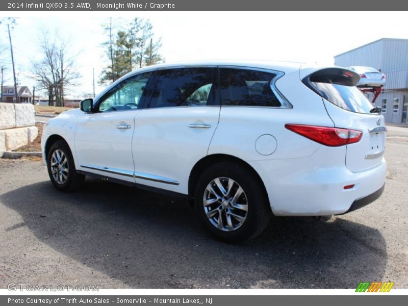 Moonlight White / Graphite 2014 Infiniti QX60 3.5 AWD