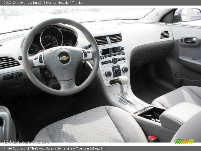 Silver Ice Metallic / Titanium 2012 Chevrolet Malibu LS