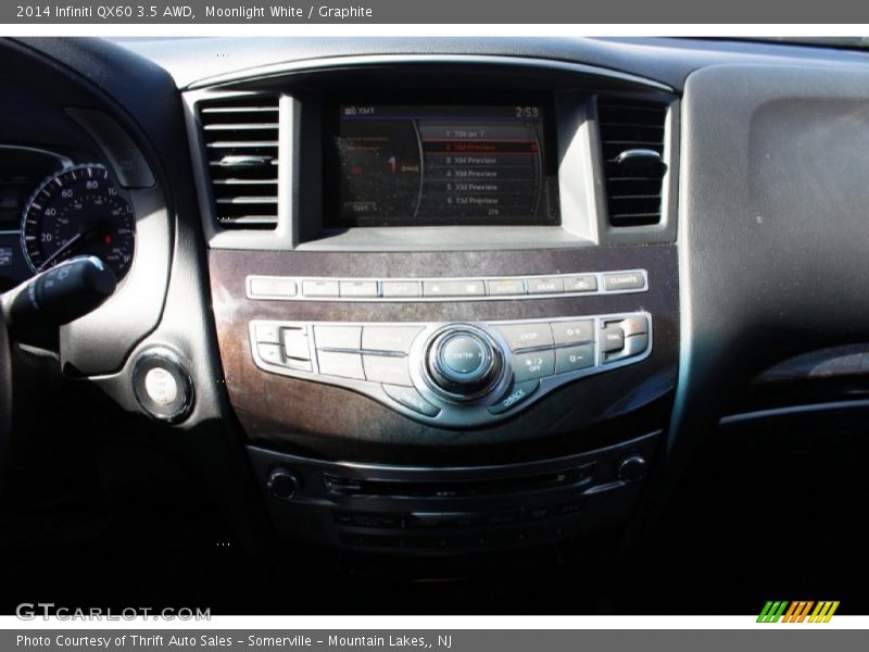 Moonlight White / Graphite 2014 Infiniti QX60 3.5 AWD