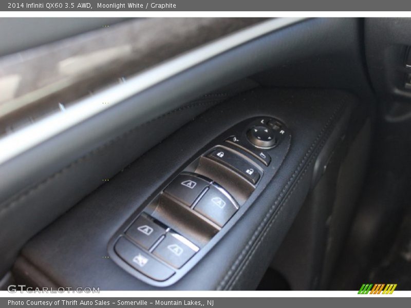 Moonlight White / Graphite 2014 Infiniti QX60 3.5 AWD