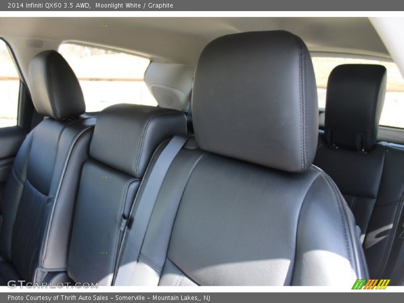Moonlight White / Graphite 2014 Infiniti QX60 3.5 AWD
