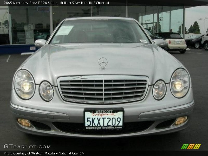 Brilliant Silver Metallic / Charcoal 2005 Mercedes-Benz E 320 Sedan
