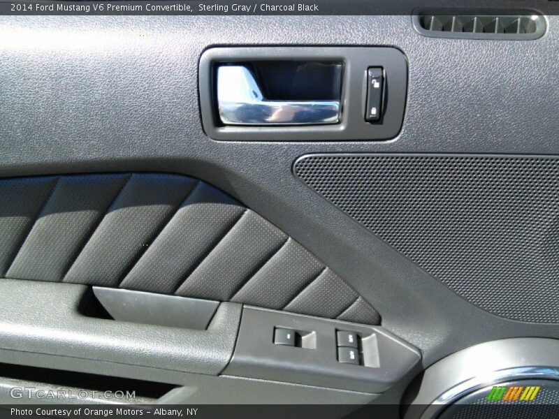 Sterling Gray / Charcoal Black 2014 Ford Mustang V6 Premium Convertible