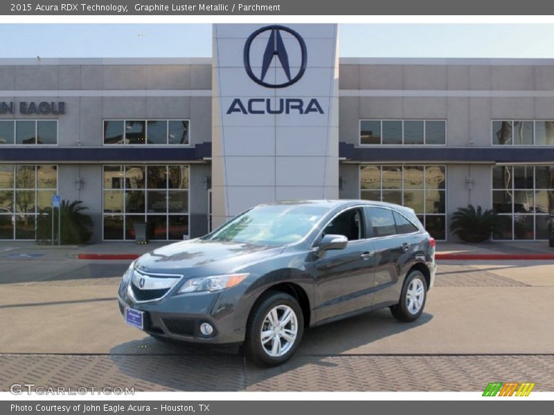 Graphite Luster Metallic / Parchment 2015 Acura RDX Technology