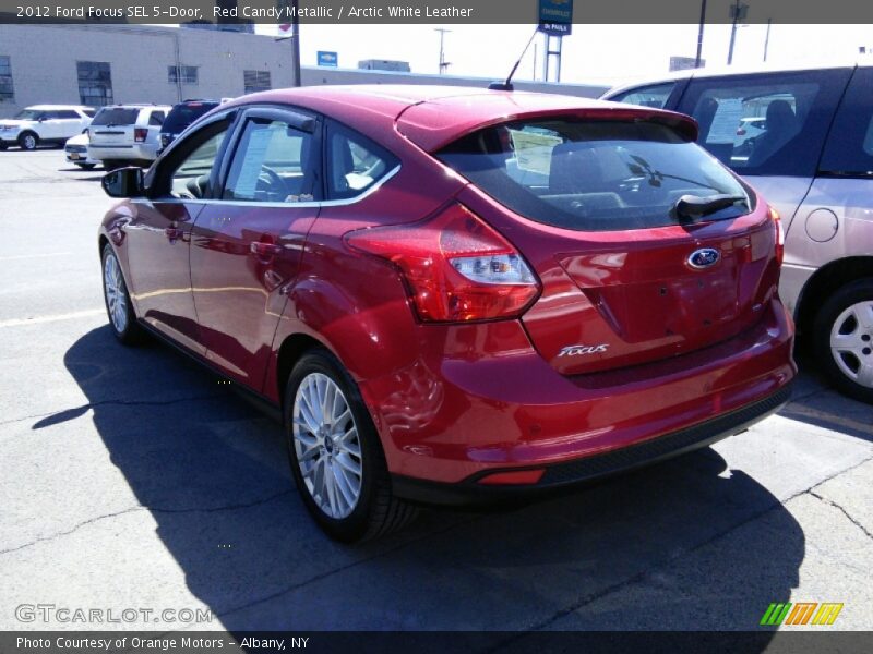 Red Candy Metallic / Arctic White Leather 2012 Ford Focus SEL 5-Door