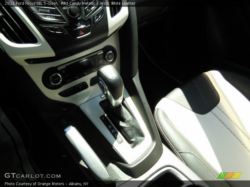 Red Candy Metallic / Arctic White Leather 2012 Ford Focus SEL 5-Door