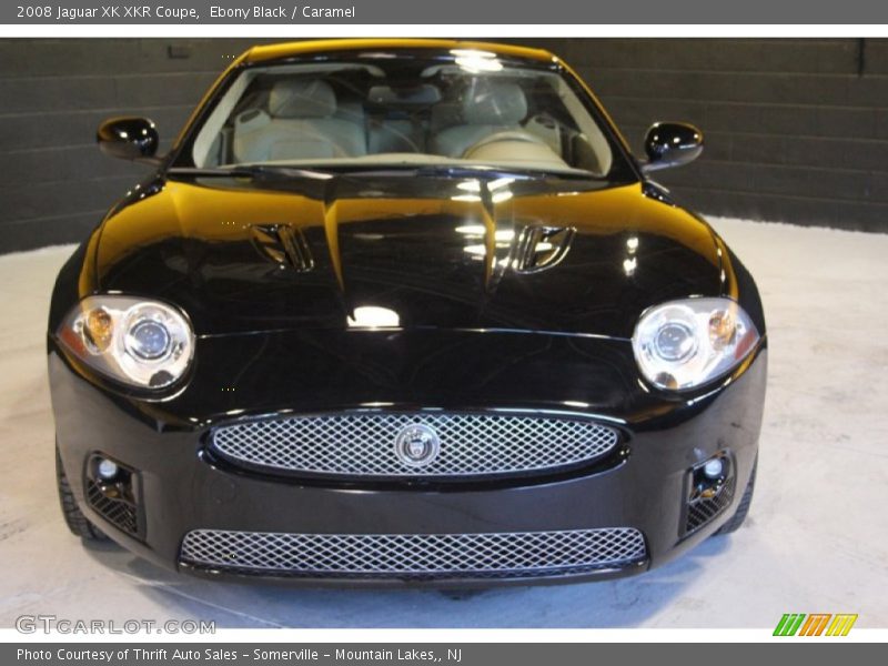 Ebony Black / Caramel 2008 Jaguar XK XKR Coupe
