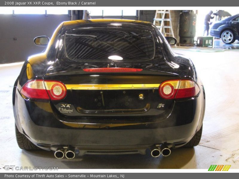 Ebony Black / Caramel 2008 Jaguar XK XKR Coupe