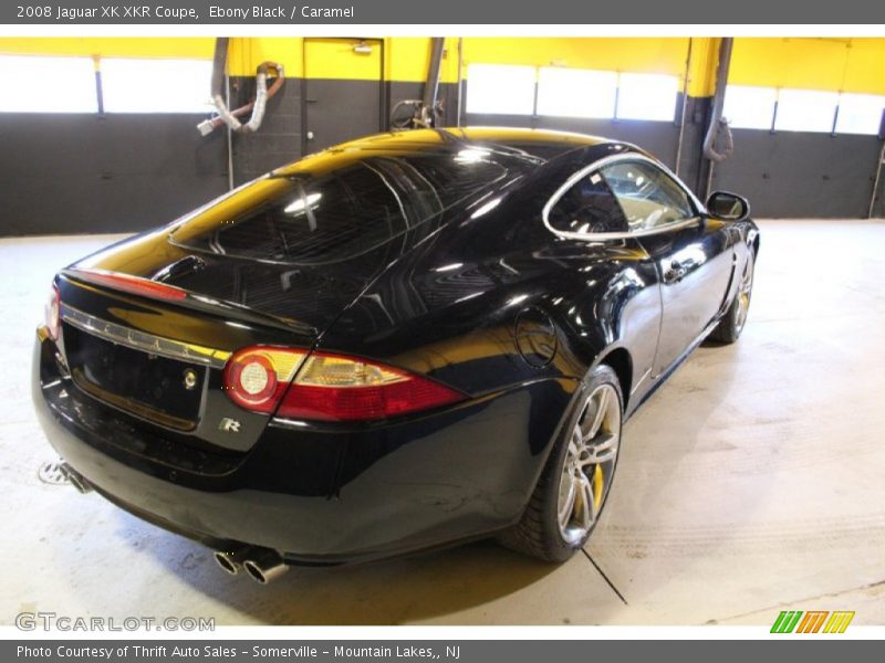 Ebony Black / Caramel 2008 Jaguar XK XKR Coupe