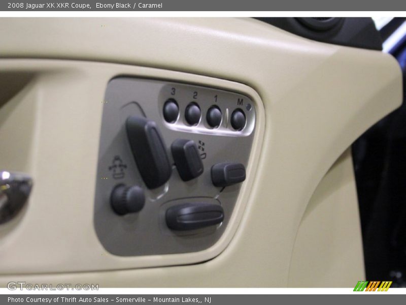 Ebony Black / Caramel 2008 Jaguar XK XKR Coupe