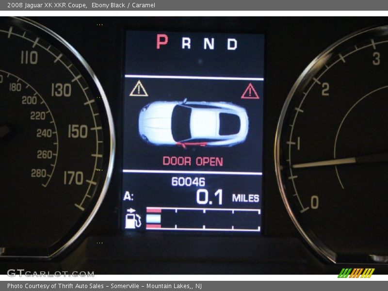 Ebony Black / Caramel 2008 Jaguar XK XKR Coupe