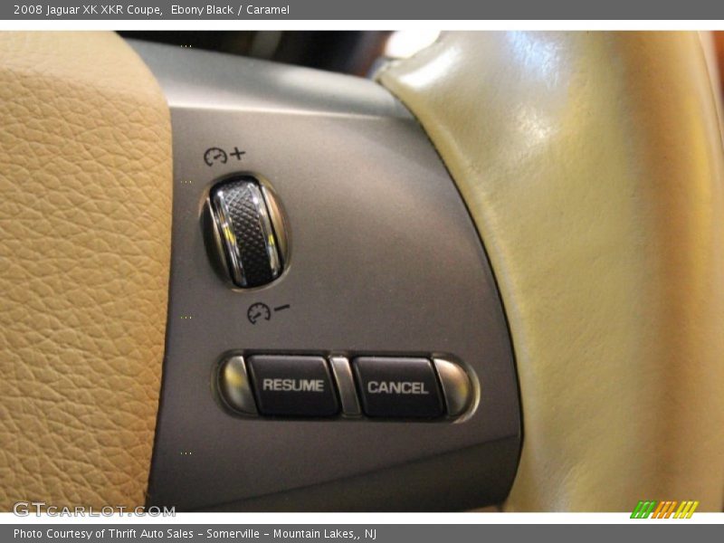 Ebony Black / Caramel 2008 Jaguar XK XKR Coupe